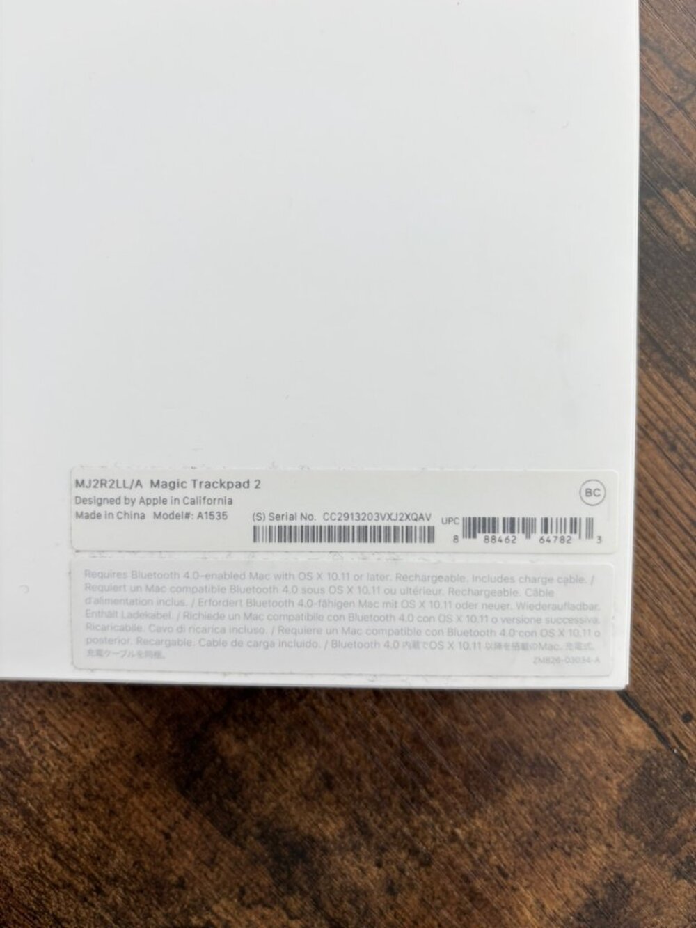 NWT Apple Magic Trackpad 2 - White TESTED - Picture 4 of 4